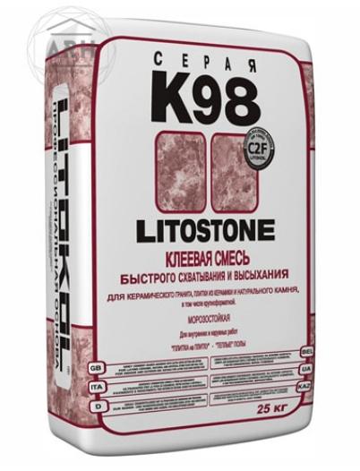 

Клей Litokol Litostone K98 серый 25кг