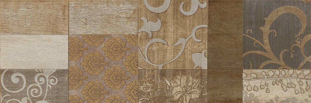 

Керамическая плитка Serra Filigran 519 Pastoral 2 Decor Beige & Brown декор 30x90