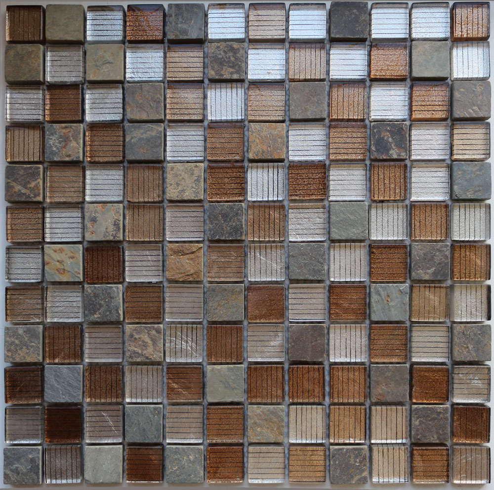 

Мозаика Caramelle Mosaic Naturelle Alcantara ruggine (2,3x2,3) 29,8x29,8