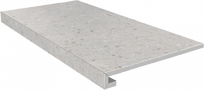 

Ступень Kerama Marazzi Терраццо беж светлый SG631800R/GCF клееная 33х60