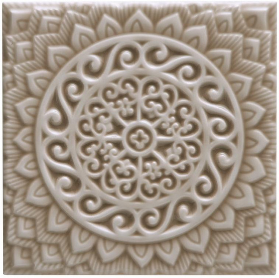 

Керамическая плитка Adex Studio ADST4100 Relieve Mandala Universe Sands декор 14,8x14,8