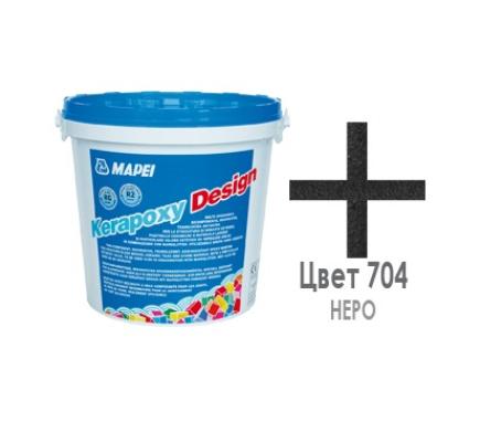 

Затирка Mapei Kerapoxy Design N.704 неро 3 кг