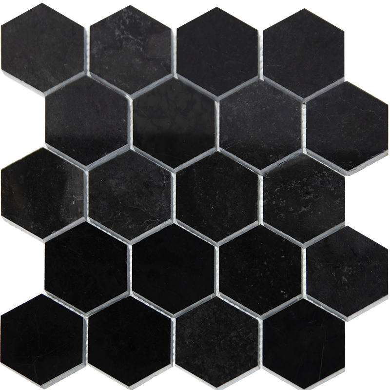 

Мозаика из нат. мрамора Starmosaic Hexagon VBsP (64х74) 30,5х30,5