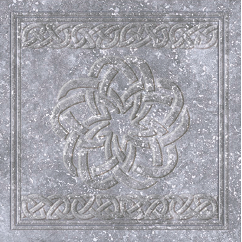 

Клинкерная плитка Exagres Stone Gris Flor декор 33x33