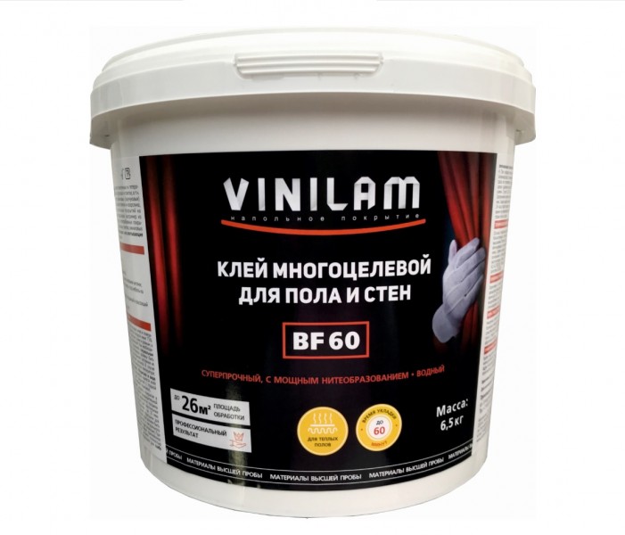 

Клей Vinilam BF60 6,5кг (для виниловых полов)