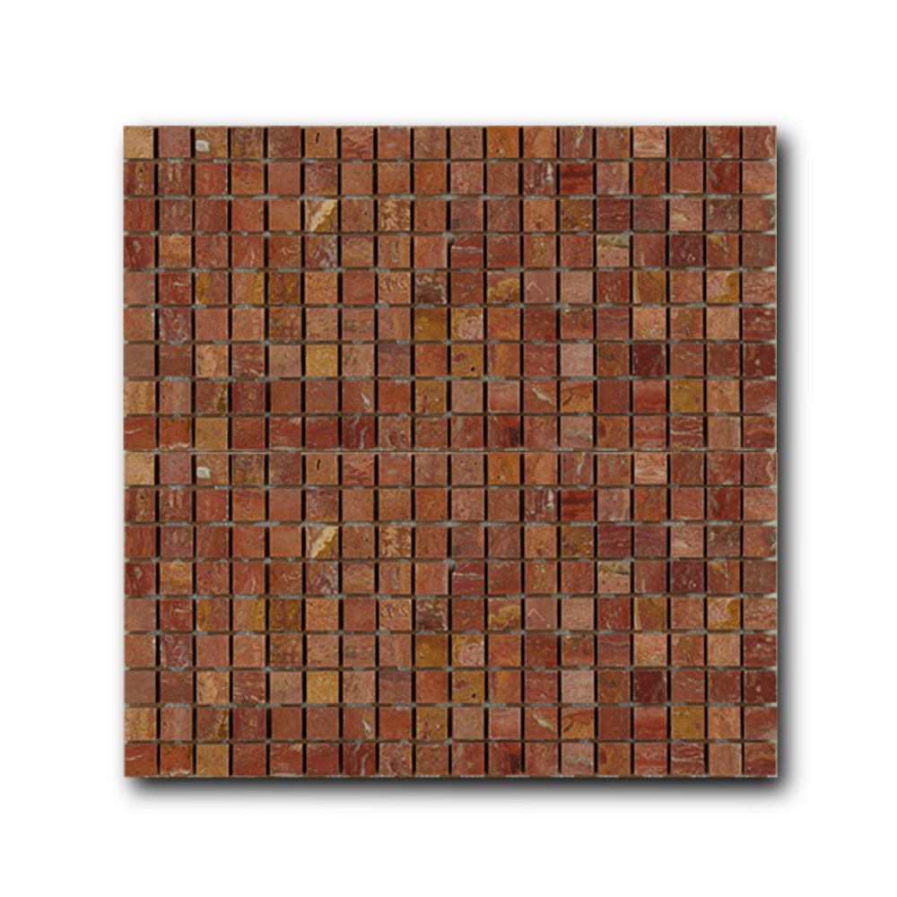 

Мраморная мозаика Art&Natura Marble Mosaic (1,5х1,5) Red Travertine 30,5х30,5