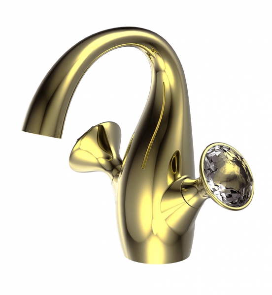 

Смеситель для раковины Bravat Swan Gold F14287G-ENG