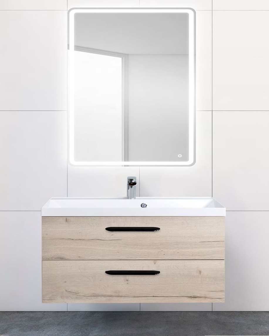 

База под раковину Belbagno AURORA подвесная 100 AURORA-1000-2C-SO-RGB Rovere Galifax Bianco