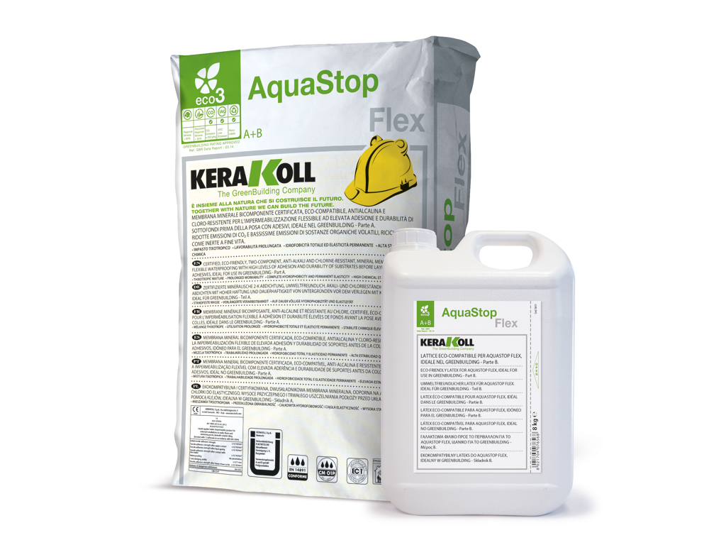 

Эластичная Гидроизоляция Kerakoll Aquastop Flex (Comp A+B) 24кг+8кг