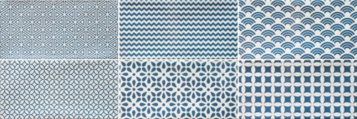 

Керамическая плитка Dune Ibiza 187809 Decor Azul настенная 12,5x25