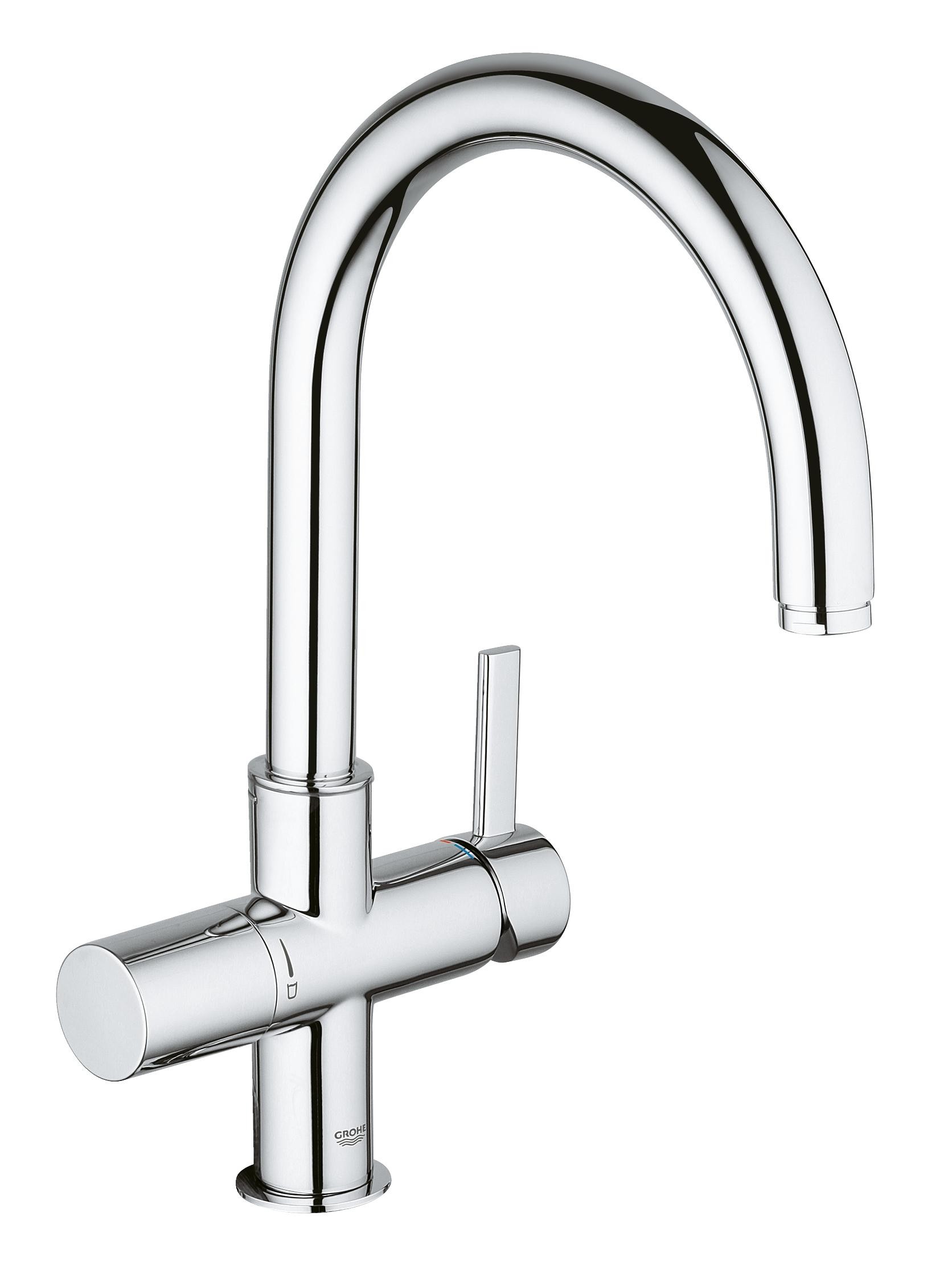 

Смеситель для кухни Grohe Blue с высоким изливом для водопроводной и фильтрованной воды 33251000