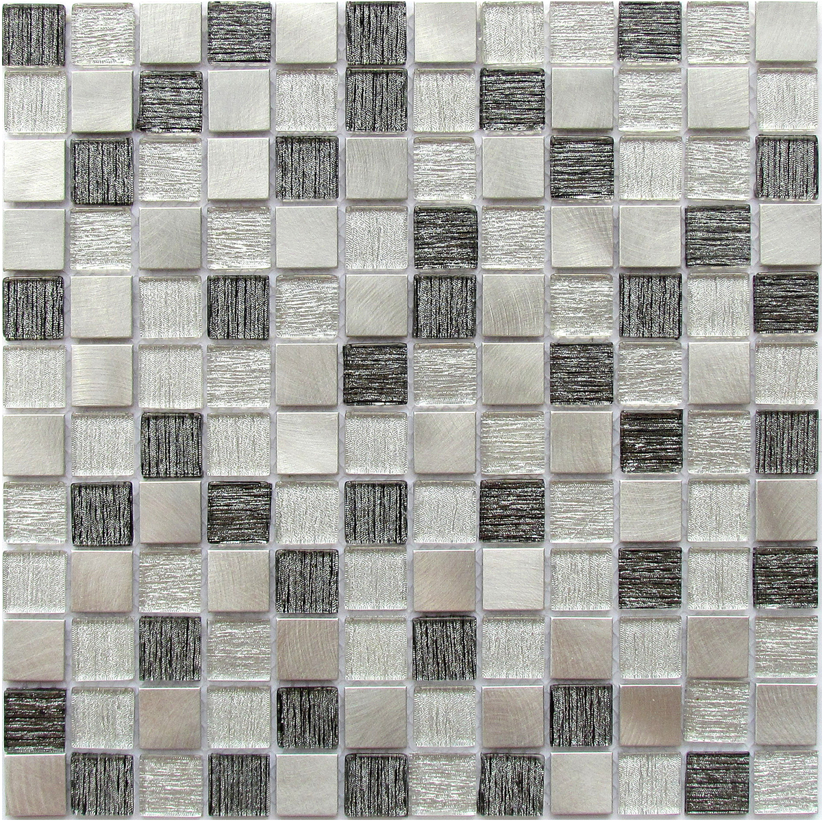 

Стеклянная Мозаика Bonaparte Trend Silver (4x23x23) 30x30