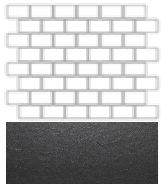 

Керамогранит Seranit Riverstone Mosaic Brick Mix Black мозаика 30x79,5