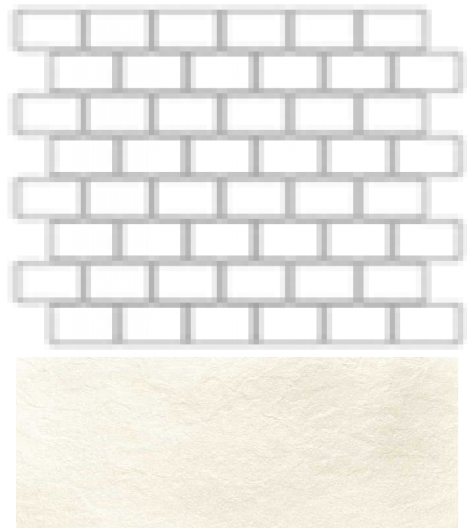 

Керамогранит Seranit Riverstone Mosaic Brick Mix White мозаика 30x79,5