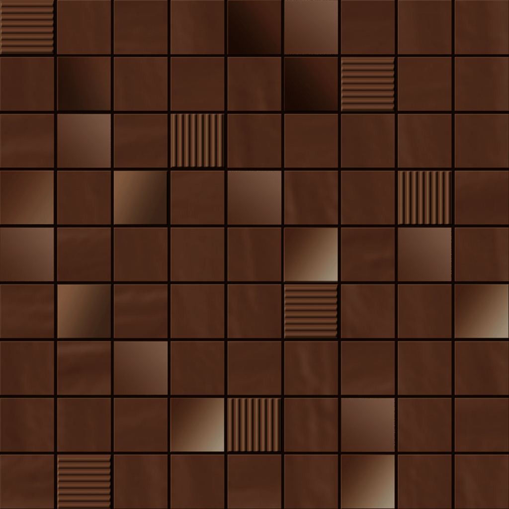 

Керамическая плитка Ibero Perlage Mosaico Cacao мозаика 31,6x31,6