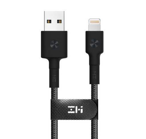 

Кабель Xiaomi ZMI USB/Lightning Xiaomi ZMI MFi 30 см (черный)