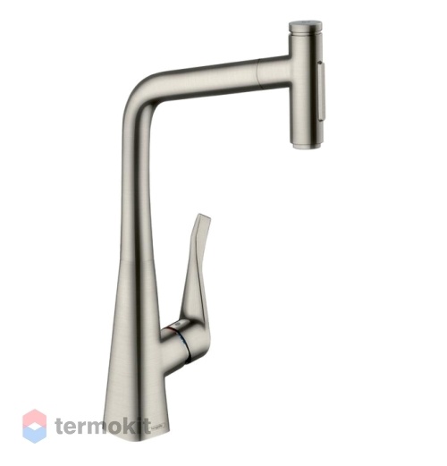 Смеситель для кухни Hansgrohe Metris Select M71 под сталь 73816800