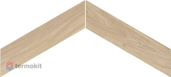 Керамогранит Emil Ceramica Sleekwood Chevron 60° Beige 110×540