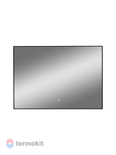 Зеркало Континент Amer medium 100 с подсветкой, антизапотеванием черный ЗЛП2276