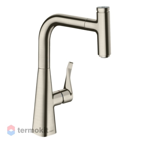 Смеситель для кухни Hansgrohe Metris сталь 73802800