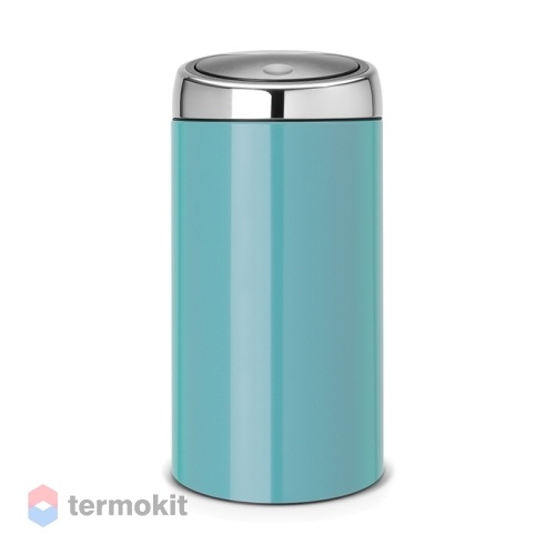 Мусорный бак Brabantia Touch Bin 45л лазурно–синий 481888