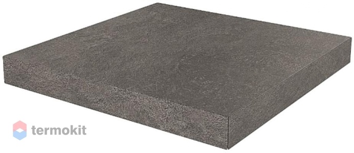 Ступень Kerama Marazzi Про Стоун DD600600R/GCA угловая клееная антрацит 33х33х11