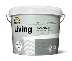 Beckers Living Vaggfarg 07 краска матовая для стен и потолков,база С,9л