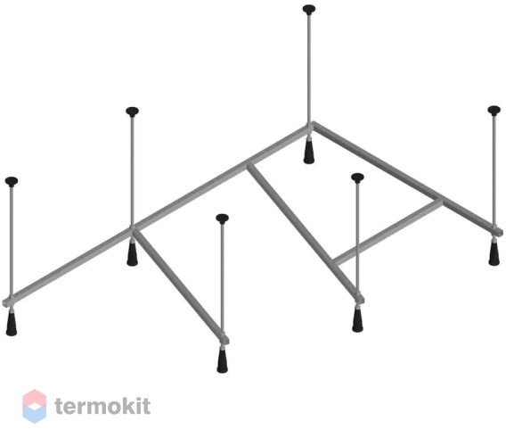Каркас для ванны CORPA NERA Siena CN05T054150