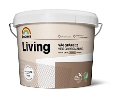 Beckers Living Vaggfarg 20 краска полуматовая для стен и потолков, база A, 2,7л