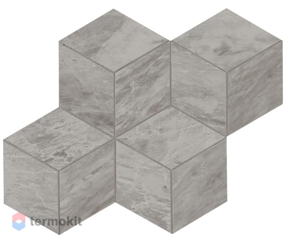 Керамогранит Atlas Concorde Marvel Stone AS2I Bardiglio Grey Mosaico Esag. Lapp. 30x35