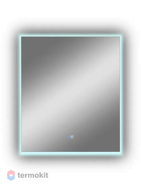 Зеркало Континент Trezhe medium 60 с подсветкой, антизапотеванием белый ЗЛП2282