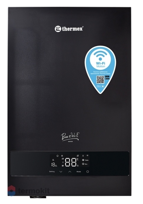 Электрический котел Thermex Boss 12 Wi-Fi Black