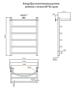 Водяные полотенцесушители Aringa Бро
