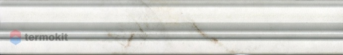 Керамическая плитка Kerama Marazzi Серенада BLC031R Бордюр белый глянцевый обрезной 30x5