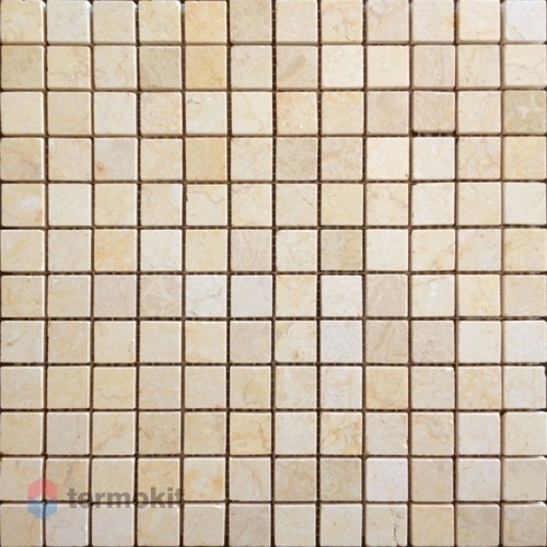 Мозаика Caramelle Mosaic Pietrine 7mm Botticino Pol (2,3x2,3) 29,8x29,8