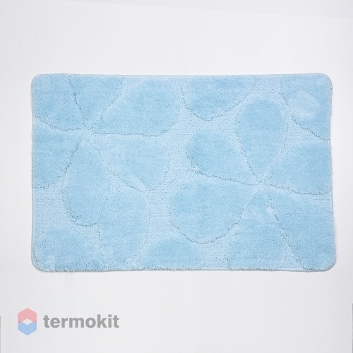 Коврик для ванной комнаты WasserKRAFT Diemel Clearwater 90x60 голубой BM-2217