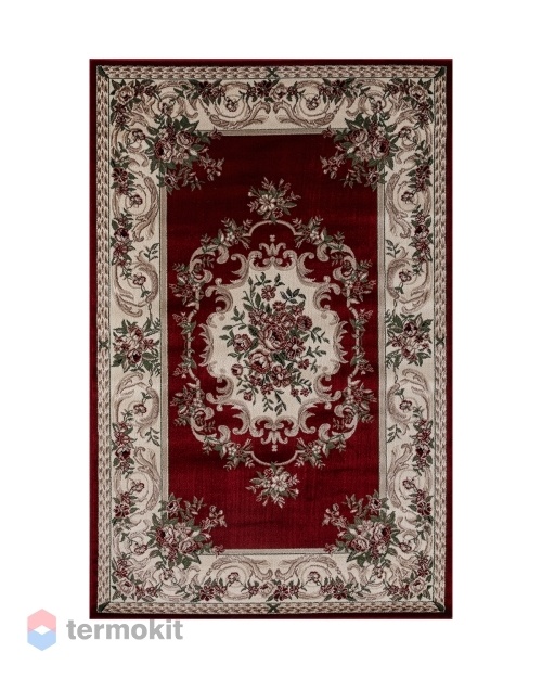 Ковёр Merinos Colizey 80x150 прямоугольный красный/кремовый d057