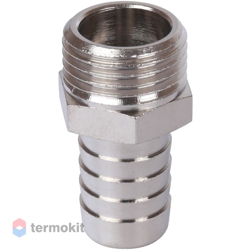 STOUT Штуцер НР 1/2"x16 никелированный