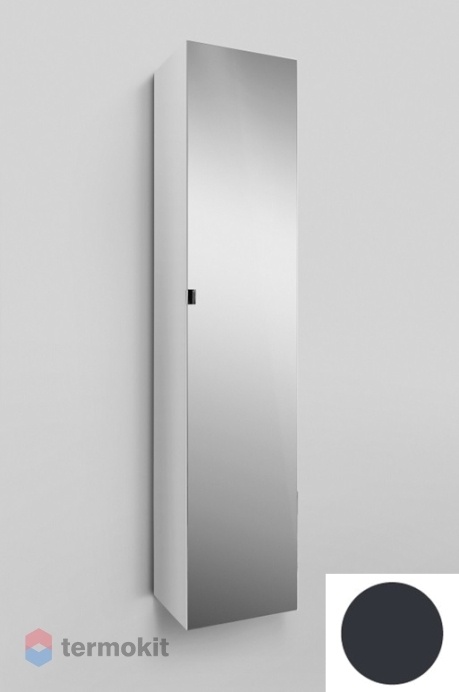 Шкаф-колонна с зеркальным фасадом AM.PM Spirit 2.0 подвесной M70ACHMR0356GM правый графит