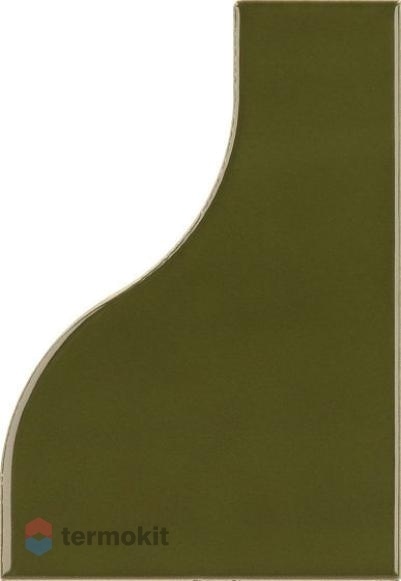 Керамическая плитка Equipe Curve 28850 Garden Green Gloss настенная 8,3x12