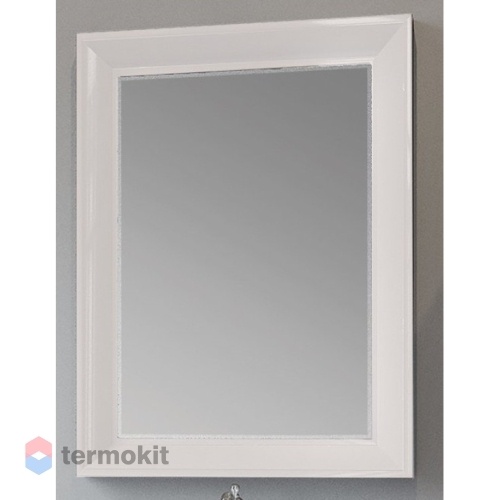 Зеркало Marka One Delice 65 подвесное белый глянец У72508