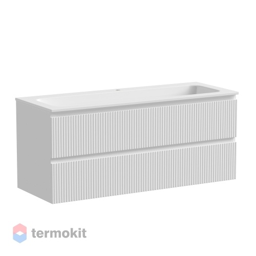 Тумба с раковиной SANCOS SNOB T 121 подвесная bianco SNT120W+CN7017