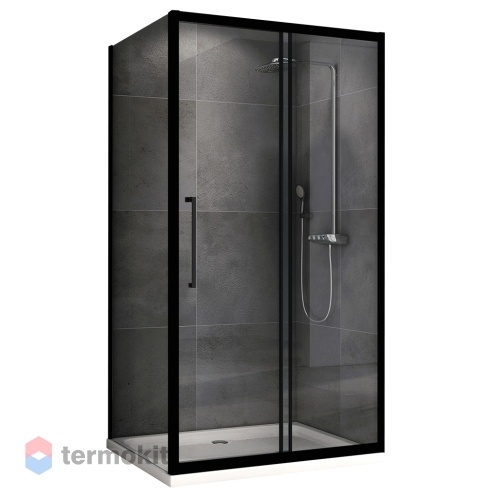 Душевой уголок ABBER Schwarzer Diamant 1950x1500x1000 черный AG30150BH-S100B