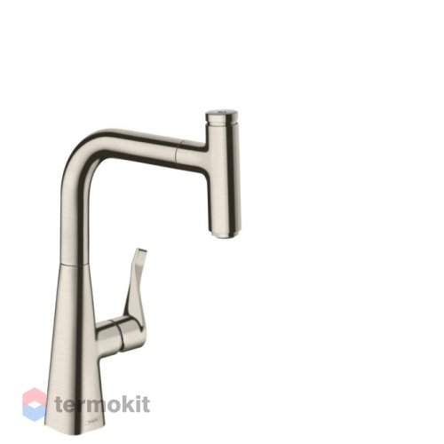 Смеситель для кухни Hansgrohe Metris Select сталь 14857800