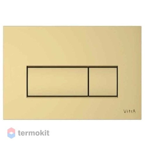 Клавиша смыва Vitra Root Square мягкое золото 740-2324