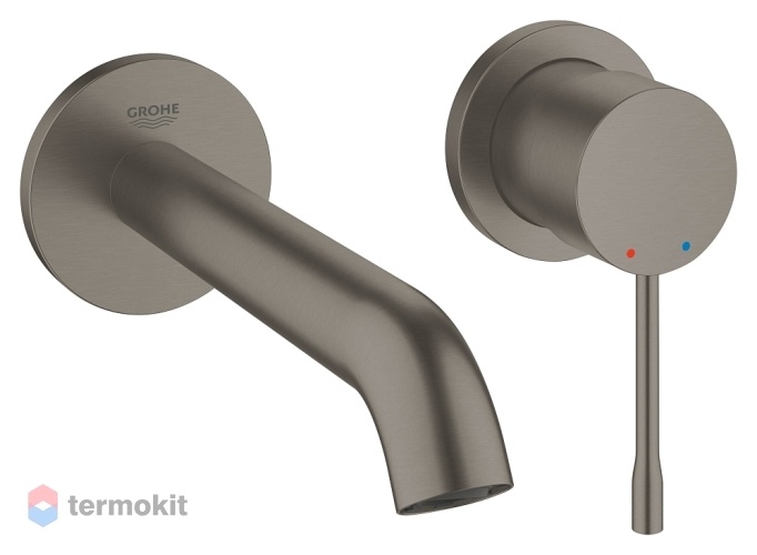 Встраиваемый смеситель для раковины GROHE Essence New графит матовый 19408AL1