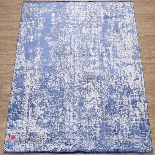 Ковёр Kitroom Forsage 80x150 прямоугольный голубой B098Q