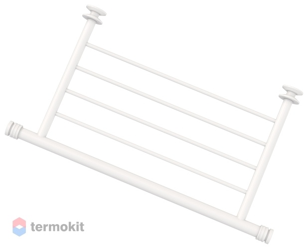 Полка прямая 4П н/ж для ДР Сунержа 370мм матовый белый