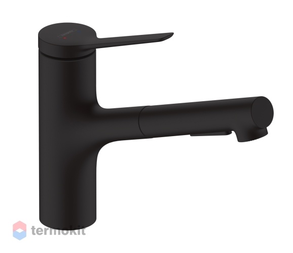 Смеситель для кухни Hansgrohe Zesis M33 черный матовый 74803670