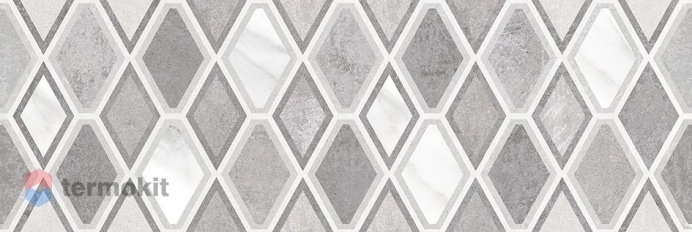 Керамическая плитка Laparet Arctic настенная серый узор 17-00-06-2488 20х60